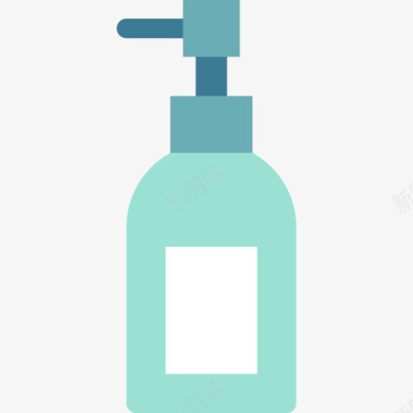 肥皂美容3扁平图标图标