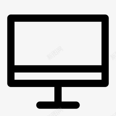 电脑屏幕显示器液晶显示器图标图标