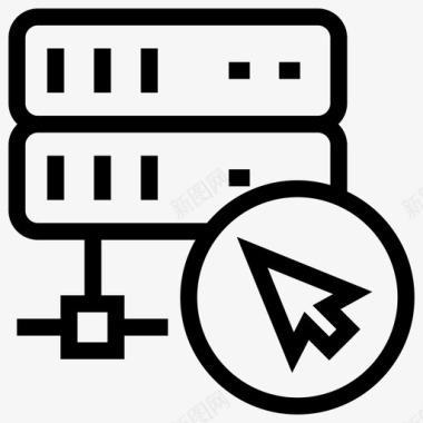 服务器光标主机网络图标图标