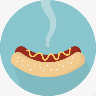 热狗食物和饮料4无糖图标图标