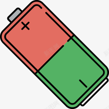 电池科学与设备6彩色128px图标图标