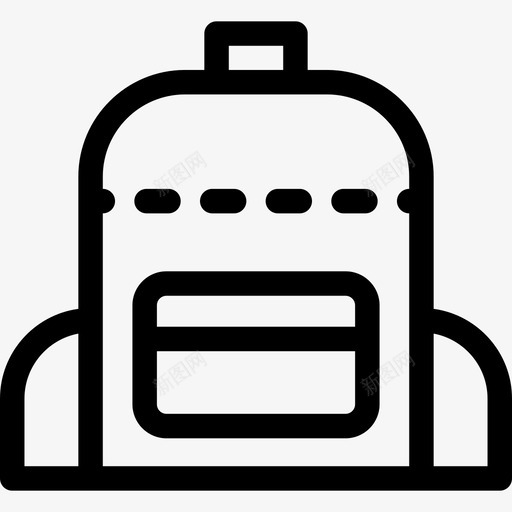 背包旅行学习收藏图标svg_新图网 https://ixintu.com 学习收藏 旅行 背包