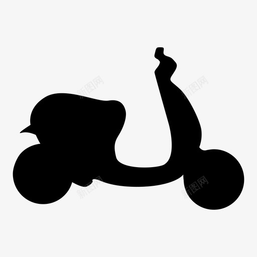 滑板车摩托车运输图标svg_新图网 https://ixintu.com 两轮车 摩托车 汽车 滑板车 电动滑板车运输 运输