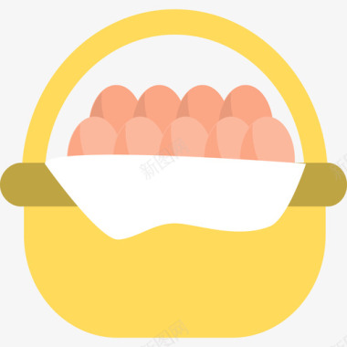 鸡蛋食物农家元素套装图标图标