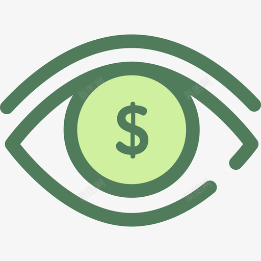 Eye创业和新业务6verde图标svg_新图网 https://ixintu.com Eye verde 创业和新业务6
