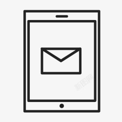 iPadPro平板电脑灯箱平板电脑信息电子邮件ipad图标高清图片