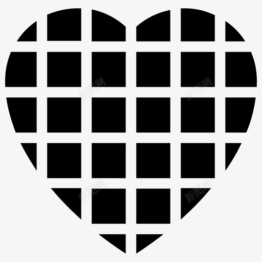 心形方块心形图案心形符号图标svg_新图网 https://ixintu.com 心形图案 心形方块 心形符号 方块爱心