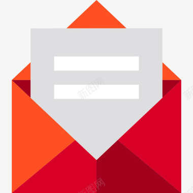 电子邮件商务和办公室单位图标图标