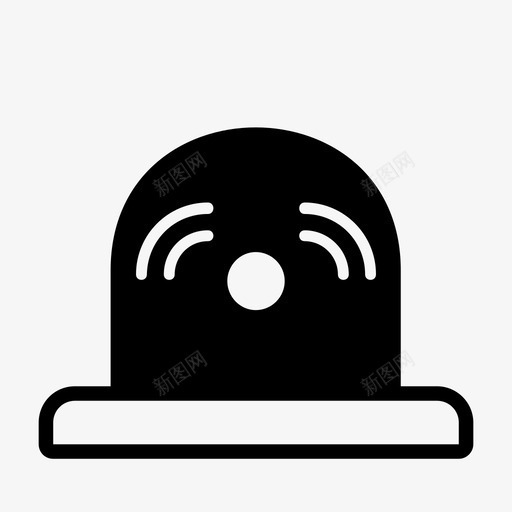 警报器紧急情况灯光图标svg_新图网 https://ixintu.com wifi 保安 灯光 紧急情况 警察 警报器