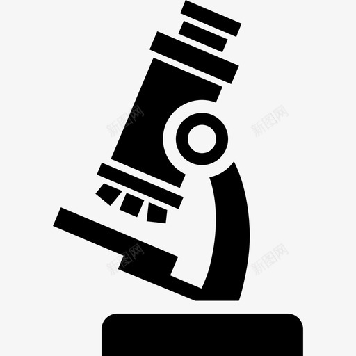 显微镜医用11填充图标svg_新图网 https://ixintu.com 医用11 填充 显微镜