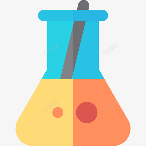 化学2平烧瓶图标svg_新图网 https://ixintu.com 化学2平烧瓶