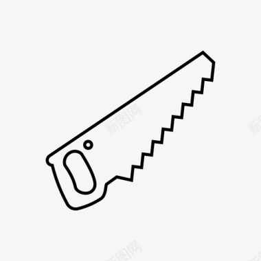 锯子刀片刀具图标图标