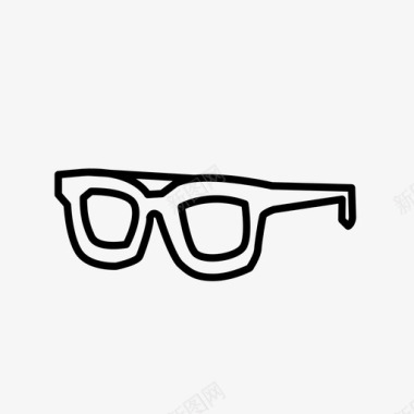 眼镜时装镜片图标图标