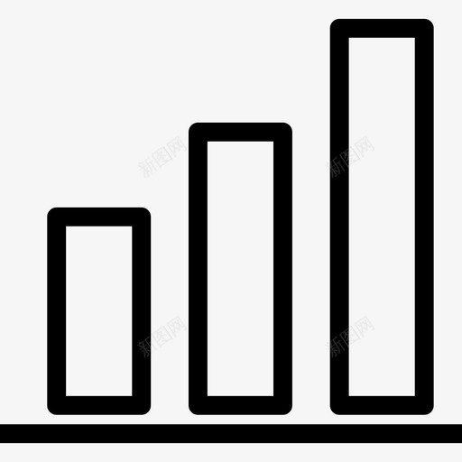 条形图业务13线性图标svg_新图网 https://ixintu.com 业务13 条形图 线性