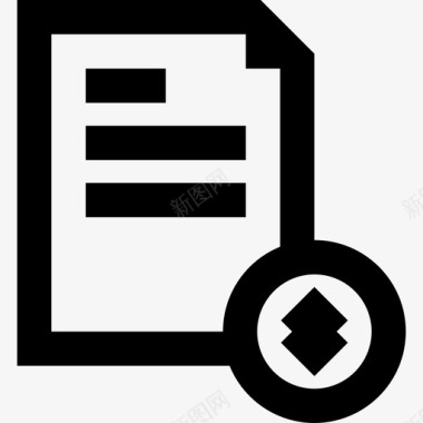 Psd文件和文件夹7线性图标图标