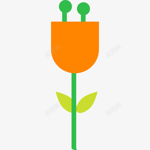 花卉自然农家元素套装图标svg_新图网 https://ixintu.com 农家元素套装 自然 花卉