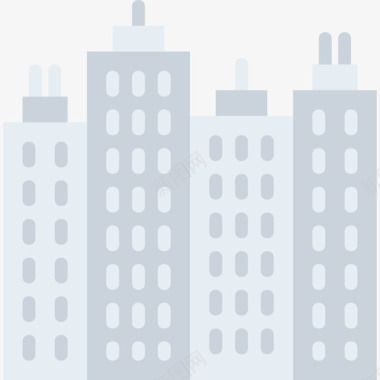 摩天大楼房地产10栋公寓图标图标