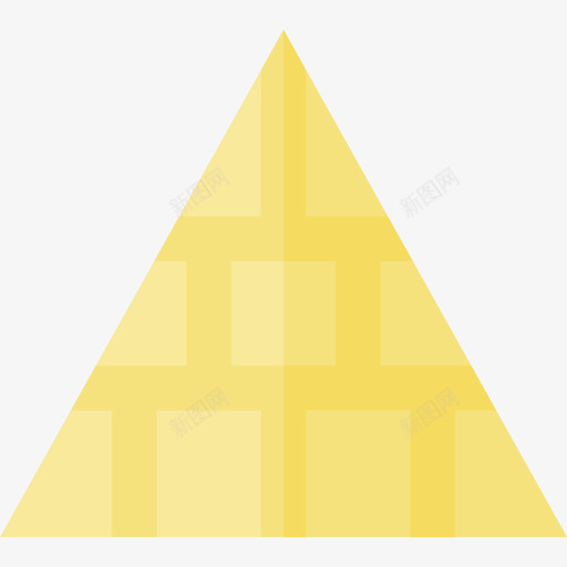 金字塔地标6平坦图标svg_新图网 https://ixintu.com 地标6 平坦 金字塔