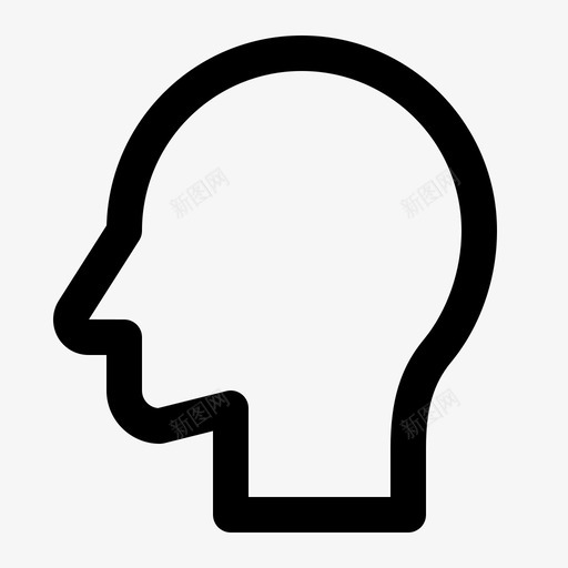 头像男人用户图标svg_新图网 https://ixintu.com 头像 用户 用户线图标集 男人