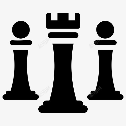 棋子棋盘游戏游戏图标svg_新图网 https://ixintu.com 体育字形图标 棋子 棋盘游戏 游戏