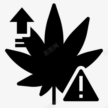 大麻副作用大麻医用图标图标