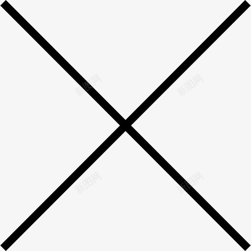 交叉网络导航集合细线图标svg_新图网 https://ixintu.com 交叉 细线 网络导航集合
