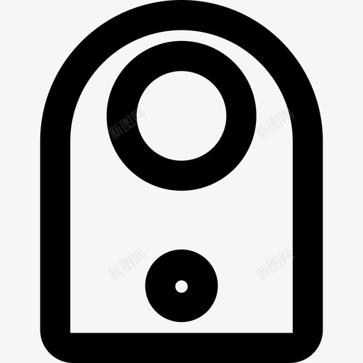 收音机音乐图标系列粗体圆形svg_新图网 https://ixintu.com 收音机 粗体圆形 音乐图标系列