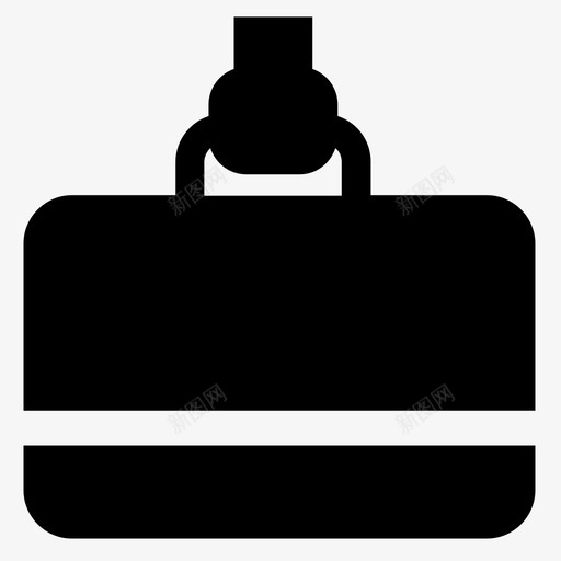 手提行李包公文包图标svg_新图网 https://ixintu.com 公文包 包 手提行李 旅游度假 笔记本电脑