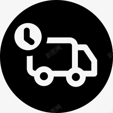 送货车电子商务4加油图标图标