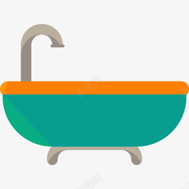 浴缸不动产8平的图标图标