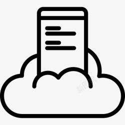矢量图标集合智能手机网页标集合线性图标高清图片