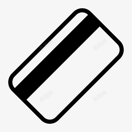 磁条卡信用卡借记卡图标svg_新图网 https://ixintu.com 信用卡 借记卡 卡支付 磁条 磁条卡 解锁