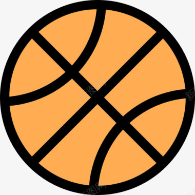 篮球运动运动元素图标图标