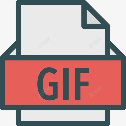 Gif格式2线性颜色图标svg_新图网 https://ixintu.com Gif 格式2 线性颜色