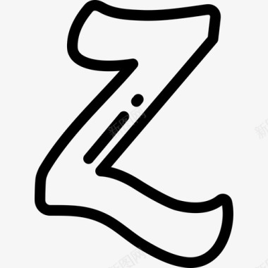 Zerply社交媒体8线性图标图标