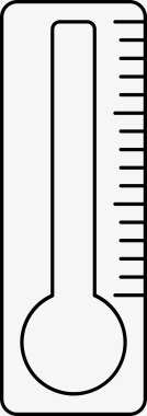 温度计冷测量图标图标