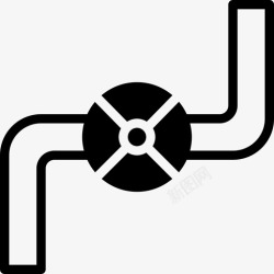 CO2气体气体管道结构2填充图标高清图片
