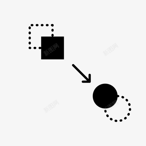 变换形状迁移移动图标svg_新图网 https://ixintu.com 变换 变换形状 移动 迁移