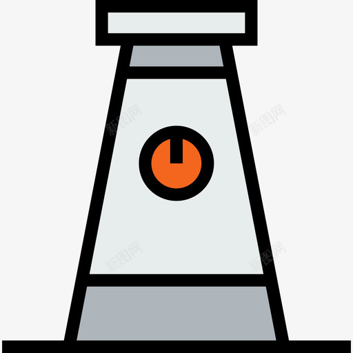 烟囱工业2线性颜色图标svg_新图网 https://ixintu.com 工业2 烟囱 线性颜色