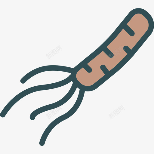 细菌科学7线状颜色图标svg_新图网 https://ixintu.com 科学7 线状颜色 细菌