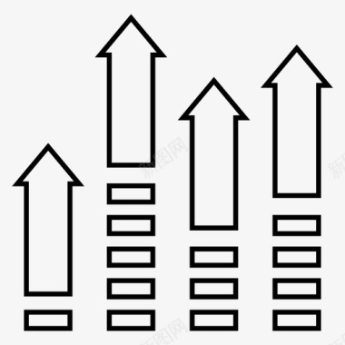 图表数学统计学图标图标