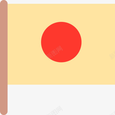日本日本彩盒扁平图标图标