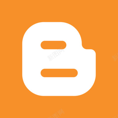 博客社交网络logo2平面图图标图标
