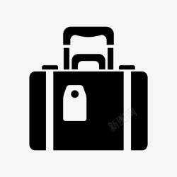 商务行李包行李包商务图标高清图片