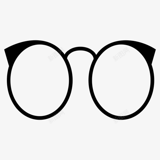 光学眼睛眼镜图标svg_新图网 https://ixintu.com 光学 时尚 眼睛 眼镜 阅读