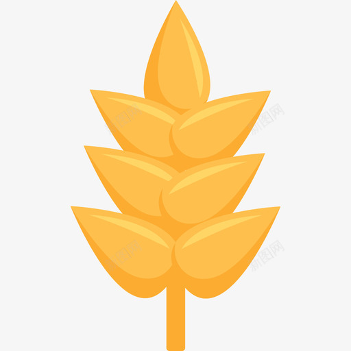 小麦食品农家元素系列图标svg_新图网 https://ixintu.com 农家元素系列 小麦 食品