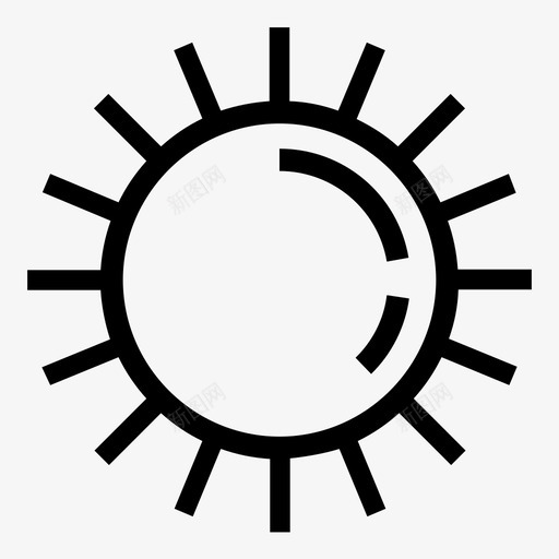 太阳太阳能量日出图标svg_新图网 https://ixintu.com 太阳 太阳图标 太阳能量 日出