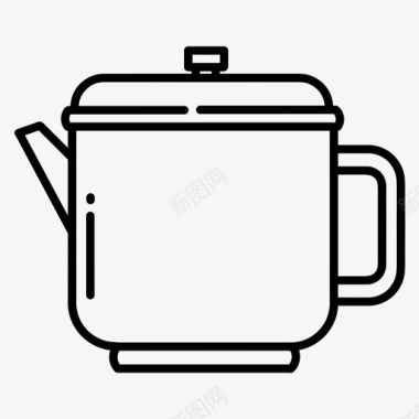 茶壶电器家图标图标