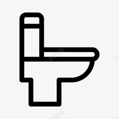 厕所大便酒店图标图标