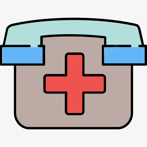 电话医用14彩色128px图标svg_新图网 https://ixintu.com 医用14 彩色128px 电话